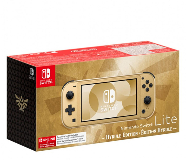 Nintendo OUTLET - Switch Lite Hyrule Edition + 12M NSO + EP - 1545587 - zdjęcie 3